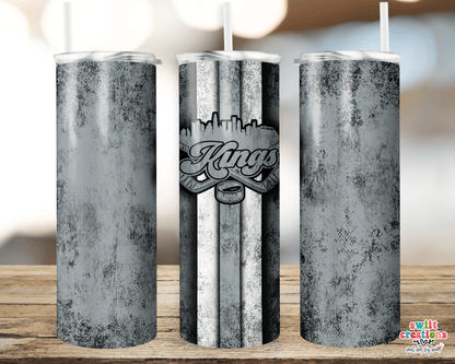 LA Kings Grey Tumbler (T337) - Swiit Creations