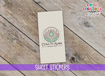 Large Sample Bottle Sticker | CTA - Swiit Creations