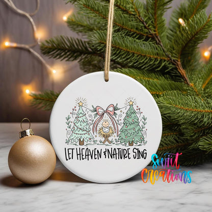 Let Heaven And Nature Sing UV DTF Ornament Transfer | O-1846 - Swiit Creations