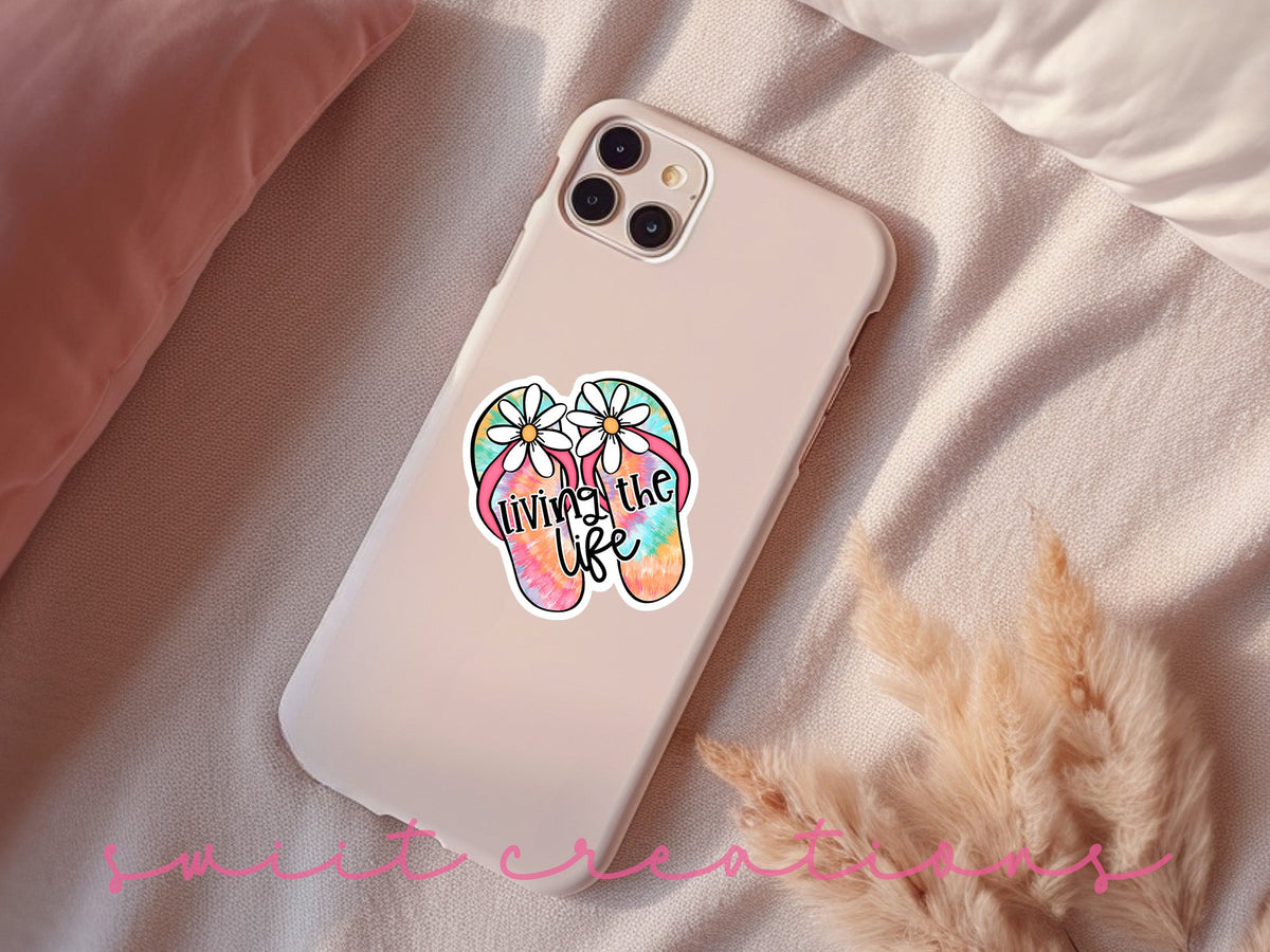 Living the Life Sticker SS303 - Swiit Creations