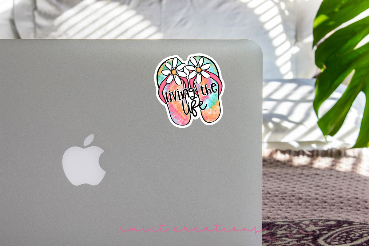 Living the Life Sticker SS303 - Swiit Creations