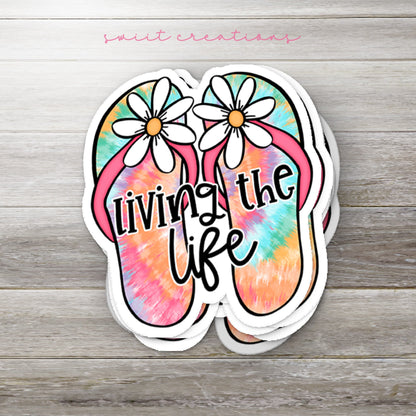 Living the Life Sticker SS303 - Swiit Creations