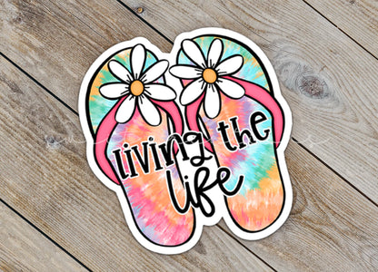 Living the Life Sticker SS303 - Swiit Creations