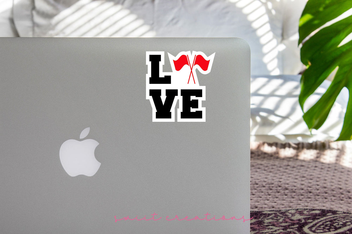 Love Color Guard Red Sticker SS286 - Swiit Creations