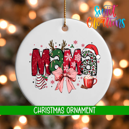 Mama Christmas Ornament | Holiday Ornament | O1206 - Swiit Creations
