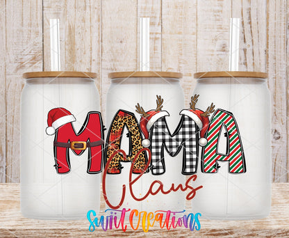 Mama Claus Christmas UV DTF Cup Decal | UV1230 - Swiit Creations