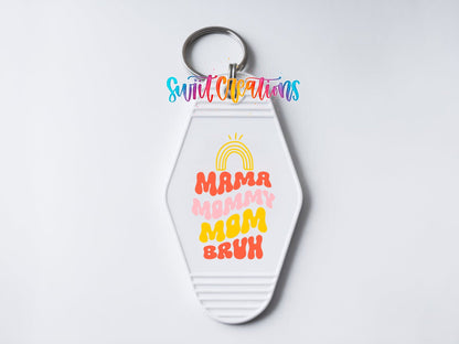 Mama Mommy Mom Bruh Motel Keychain UV DTF Transfer | Funny Mom Saying Decal | MK2195 - Swiit Creations