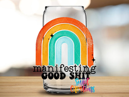 Manifesting Good Shit UV DTF Cup Decal | UV289 - Swiit Creations