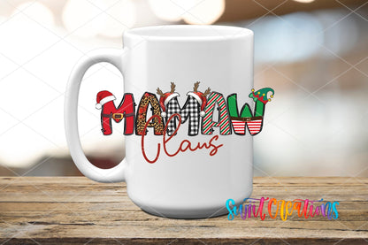 Mawmaw Claus Christmas UV DTF Cup Decal | UV1231 - Swiit Creations