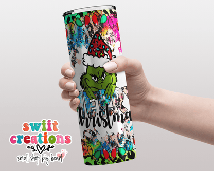 Merry Christmas Tumbler (T323) - Swiit Creations