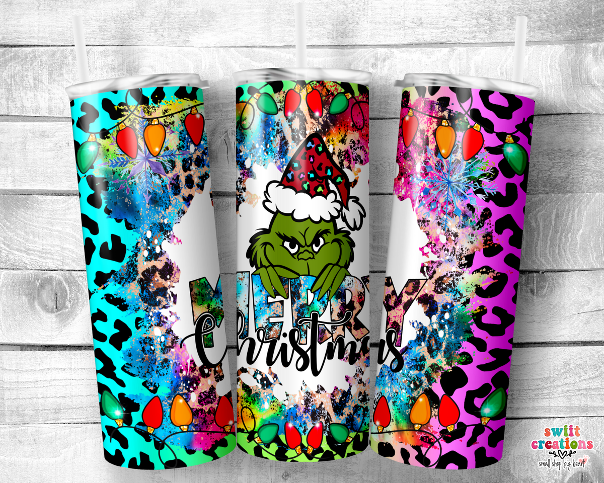 Merry Christmas Tumbler (T323) - Swiit Creations