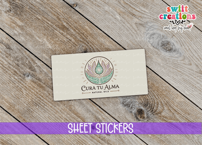 Mini Sample Bottle Sticker | CTA - Swiit Creations