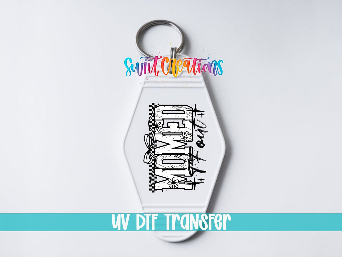Momed Motel Keychain UV DTF Transfer | Trendy Mom Design | MK1982 - Swiit Creations