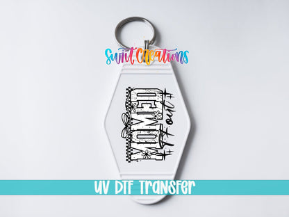 Momed Motel Keychain UV DTF Transfer | Trendy Mom Design | MK1982 - Swiit Creations