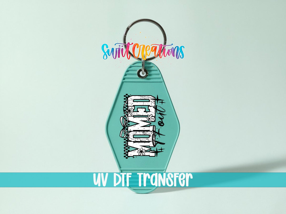 Momed Motel Keychain UV DTF Transfer | Trendy Mom Design | MK1982 - Swiit Creations