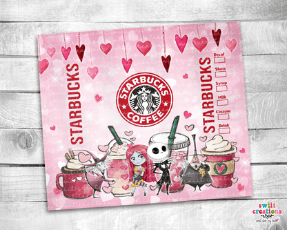 Nightmare Valentines Tumbler (T376) - Swiit Creations