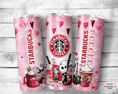 Nightmare Valentines Tumbler (T376) - Swiit Creations