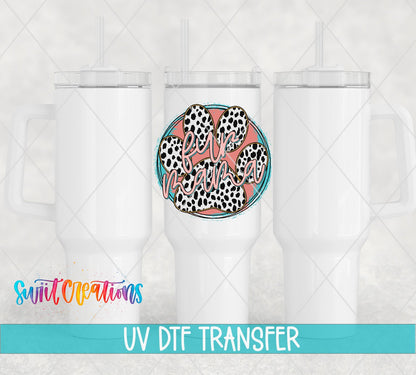 Paw Print Fur Mama UV DTF Cup Decal | UV838 - Swiit Creations