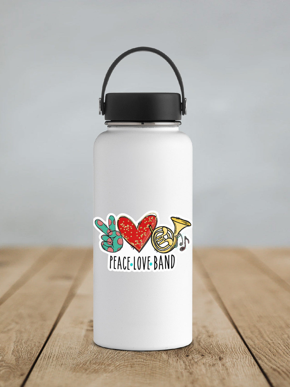 Peace Love Band Sticker SS309 - Swiit Creations