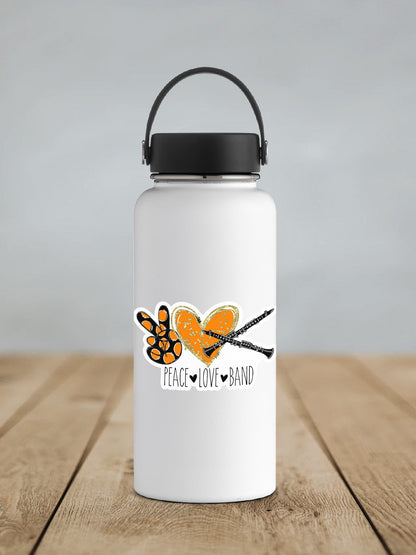 Peace Love Clarinet Sticker SS748 - Swiit Creations
