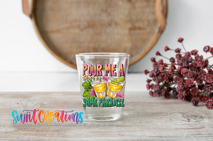 Pour Me a Shot of Some Sunshine UV DTF Shot Glass Transfer | SG1023 - Swiit Creations