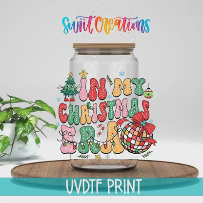 In My Christmas Era Disco Ball UV DTF Cup Decal | UV1086