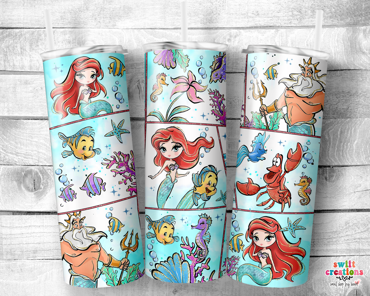 Princess 3 Tumbler (T517) - Swiit Creations