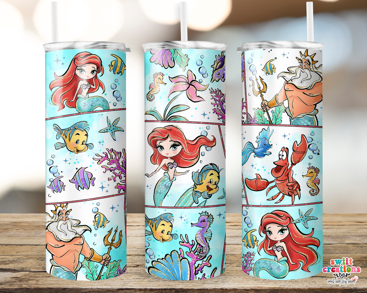 Princess 3 Tumbler (T517) - Swiit Creations