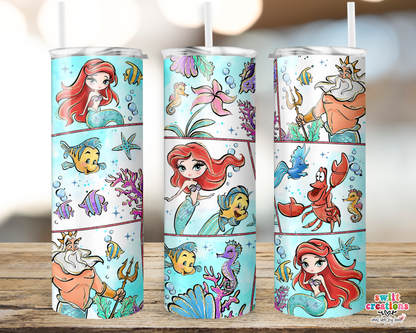Princess 3 Tumbler (T517) - Swiit Creations