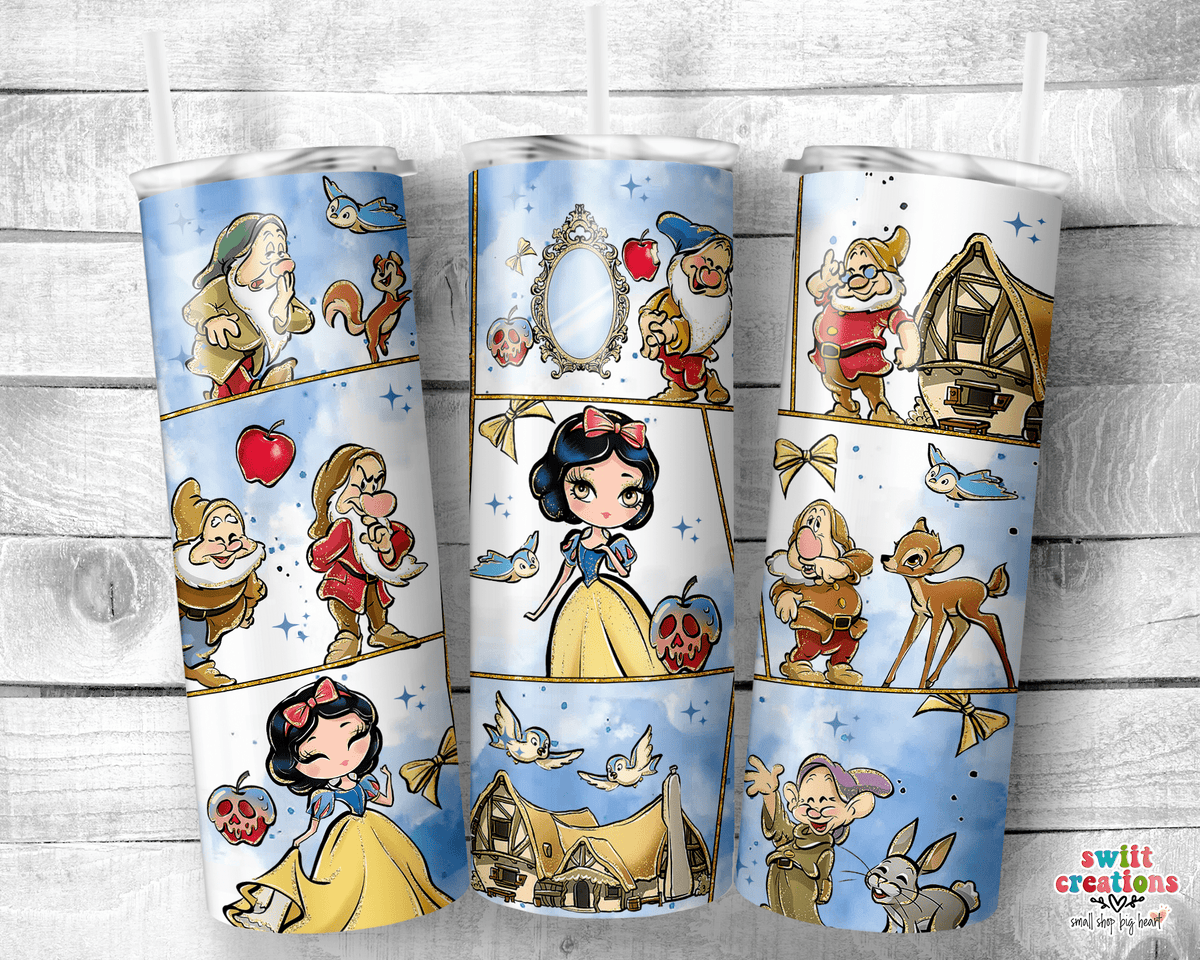Princess 4 Tumbler (T518) - Swiit Creations