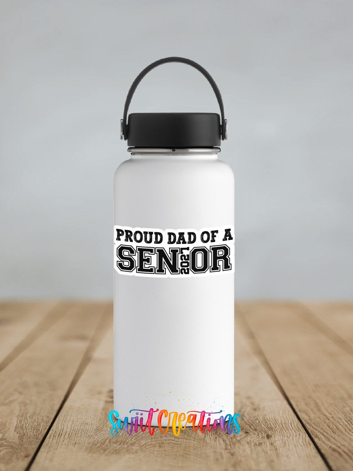 Proud Dad of a Senior 2027 Waterproof Vinyl Sticker | SS2141 - Swiit Creations