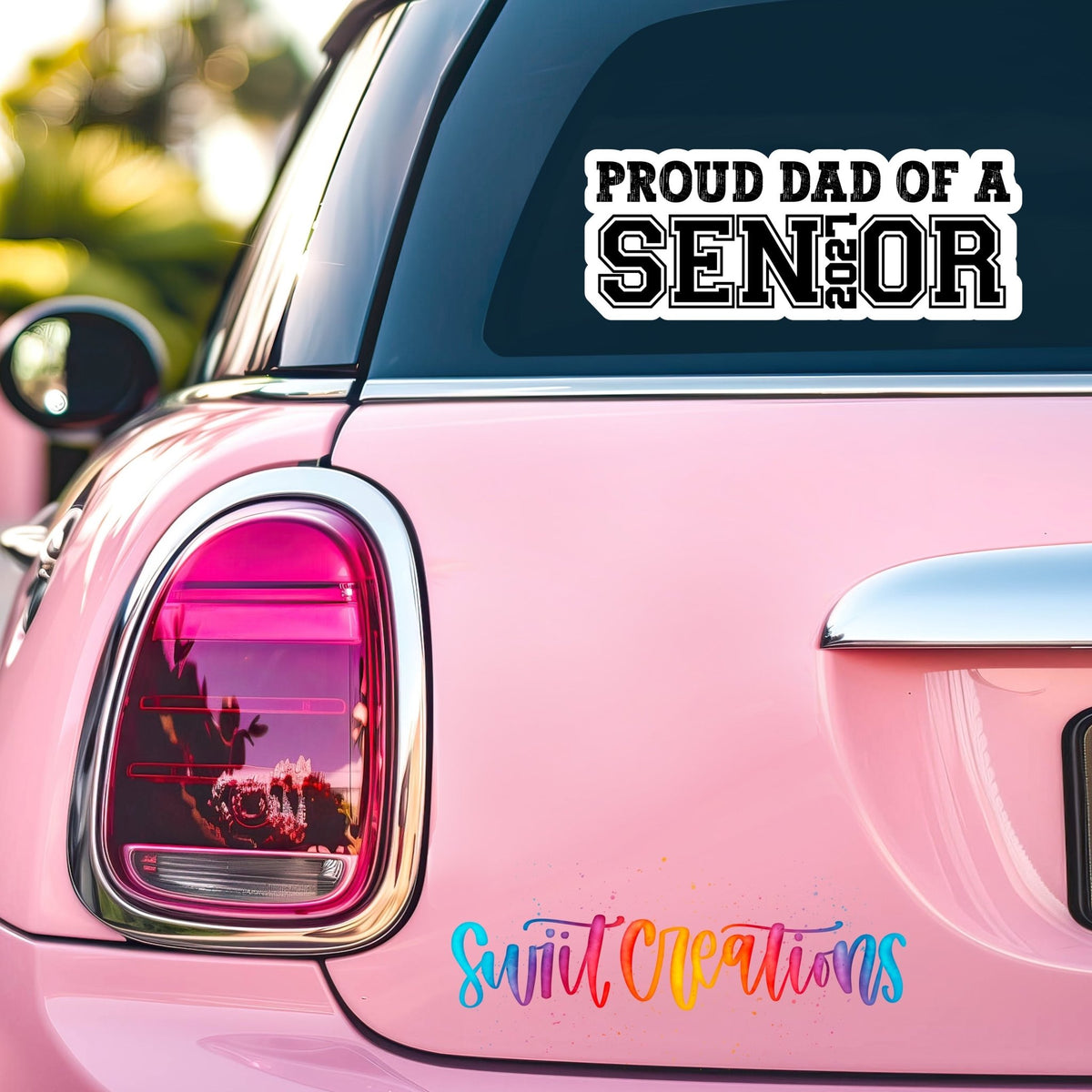 Proud Dad of a Senior 2027 Waterproof Vinyl Sticker | SS2141 - Swiit Creations
