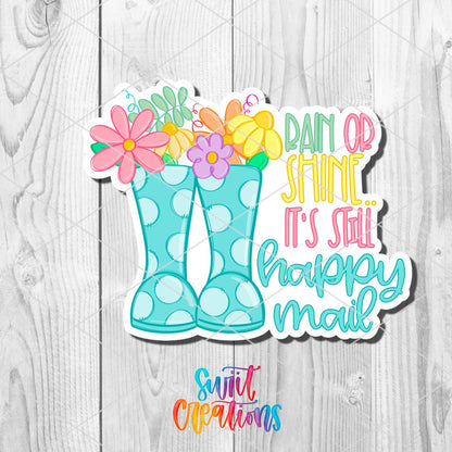 Rain or Shine Happy Mail Sticker | SB66 - Swiit Creations