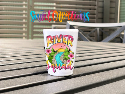 River Squad UV DTF Shot Glass Transfer | SG861 - Swiit Creations