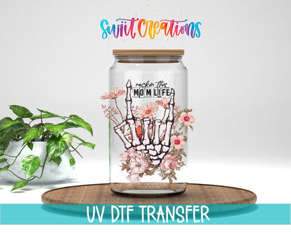 Rockin' This Mom Life UV DTF Cup Decal | UV364 - Swiit Creations