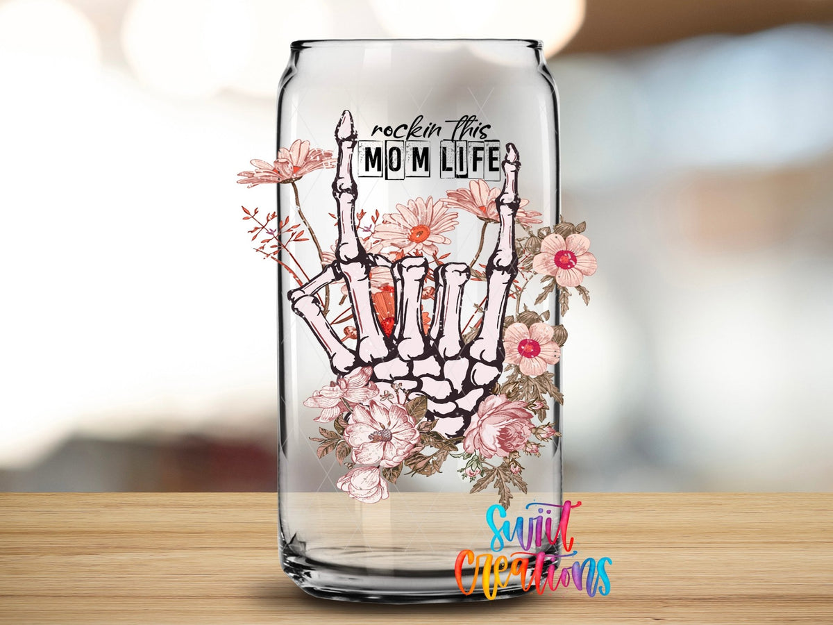 Rockin' This Mom Life UV DTF Cup Decal | UV364 - Swiit Creations