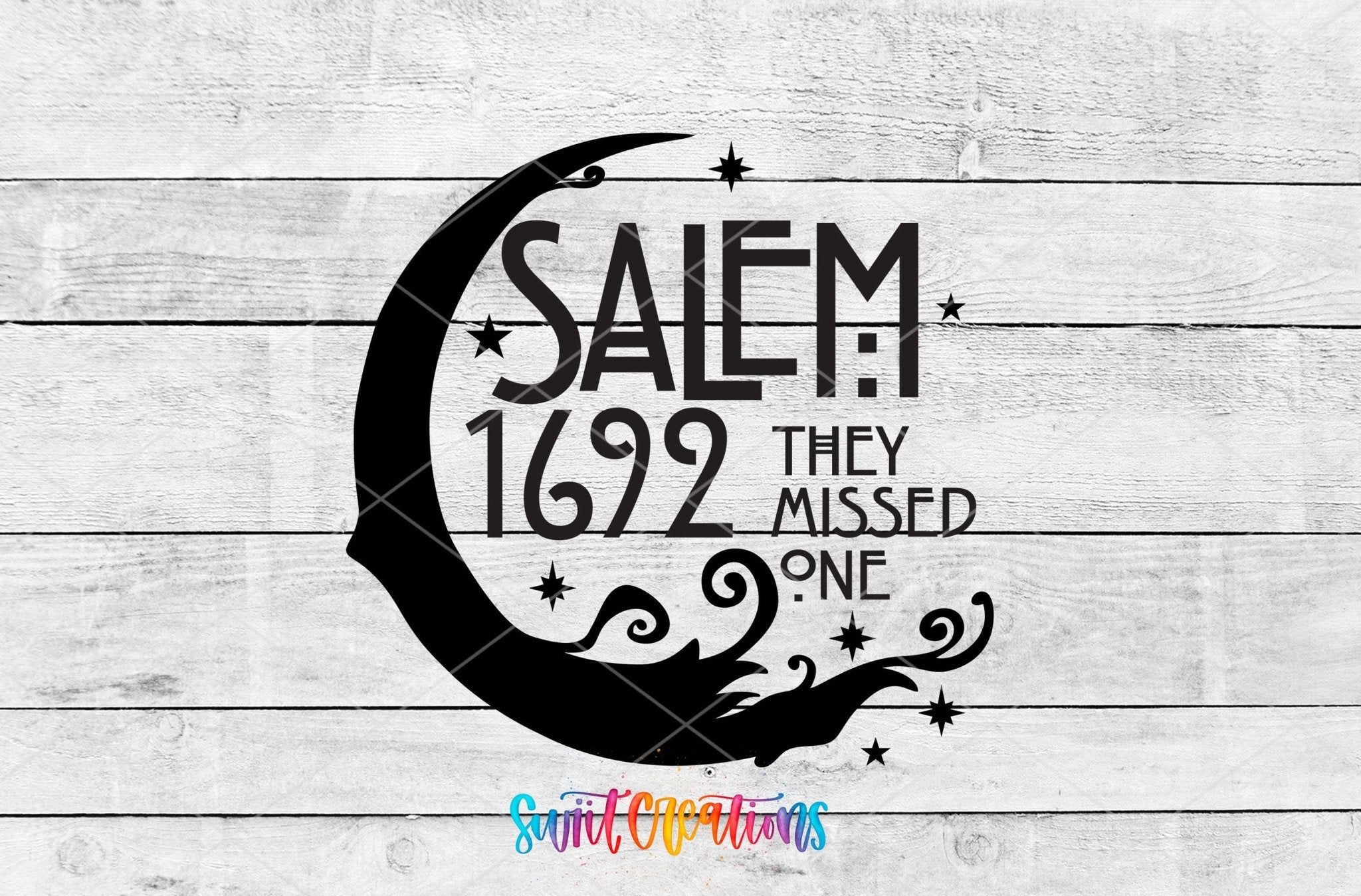 Salem 1692 They Missed One Motel Keychain UV DTF Transfer | Witchy Gothic Design | MK1737 - Swiit Creations