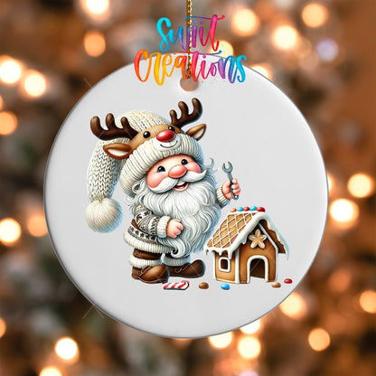 Santa Christmas UV DTF Ornament Transfer | O-1116 - Swiit Creations