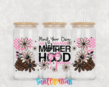 Sassy Mind Your Own Motherhood UV DTF Transfer Tumbler Wrap | DTF313 - Swiit Creations