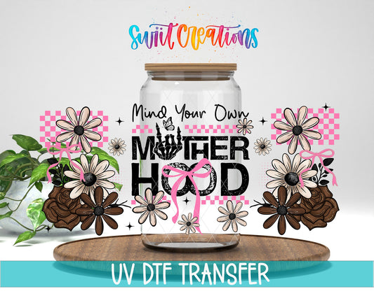 Sassy Mind Your Own Motherhood UV DTF Transfer Tumbler Wrap | DTF313 - Swiit Creations