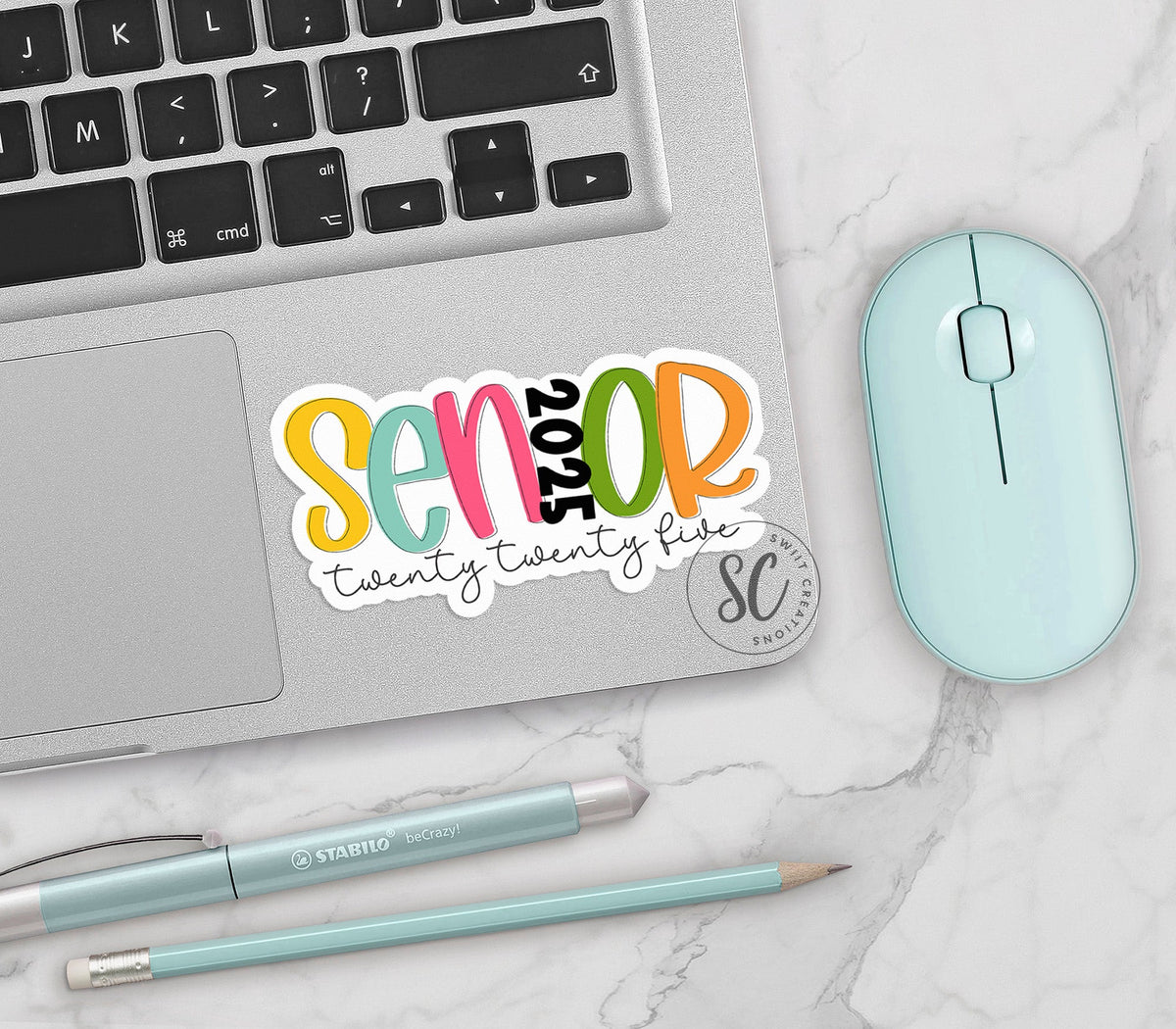 Senior 2025 Sticker SS837 - Swiit Creations