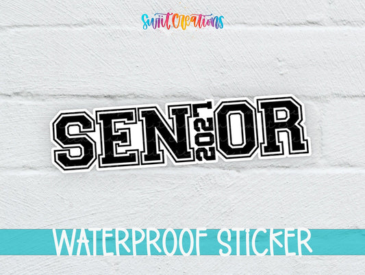 Senior 2027 Waterproof Vinyl Sticker | SS2014 - Swiit Creations