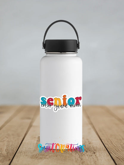 Senior Color Guard Mom Waterproof Vinyl Sticker | SS325 - Swiit Creations