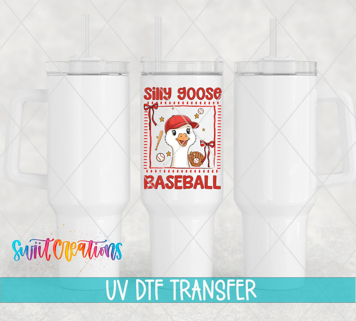 Silly Goose Baseball UV DTF Transfer | UV2154 - Swiit Creations