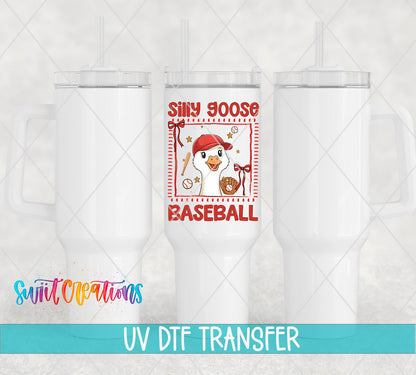 Silly Goose Baseball UV DTF Transfer | UV2154 - Swiit Creations