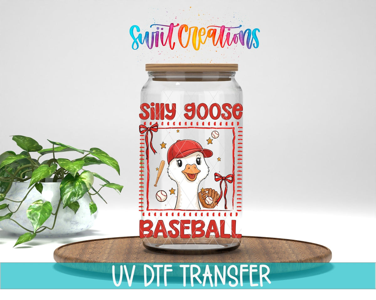 Silly Goose Baseball UV DTF Transfer | UV2154 - Swiit Creations