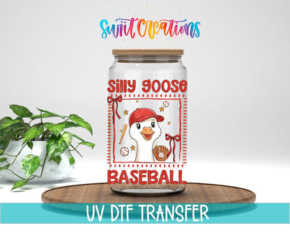 Silly Goose Baseball UV DTF Transfer | UV2154 - Swiit Creations