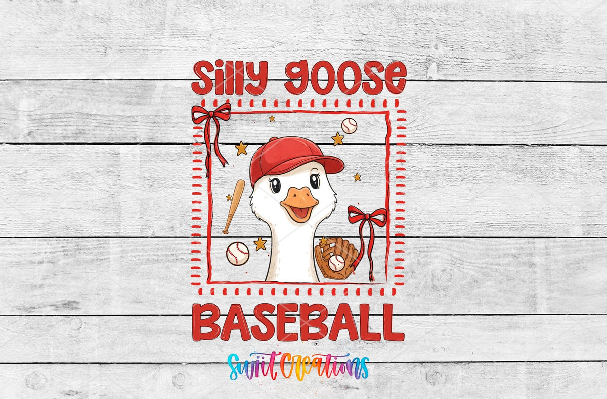 Silly Goose Baseball UV DTF Transfer | UV2154 - Swiit Creations