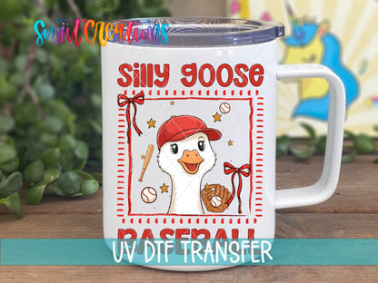 Silly Goose Baseball UV DTF Transfer | UV2154 - Swiit Creations