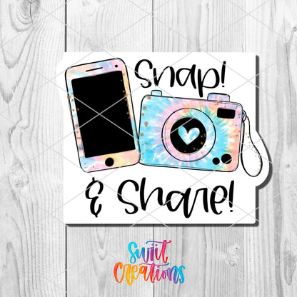 Snap and Share Review Sticker | SB59 - Swiit Creations